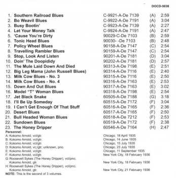 CD Kokomo Arnold: The Complete Recorded Works In Chronological Order: Volume 2 (18 April 1935 To 21 February 1936)