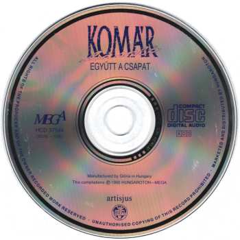 CD Komár László: Együtt A Csapat