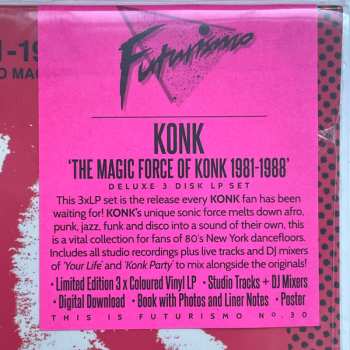 3LP Konk: The Magic Force Of Konk 1981-1988 CLR | LTD