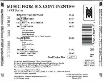 CD Benedykt Konowalski: Music From Six Continents: 1993 Series