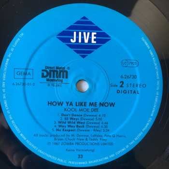 LP Kool Moe Dee: How Ya Like Me Now