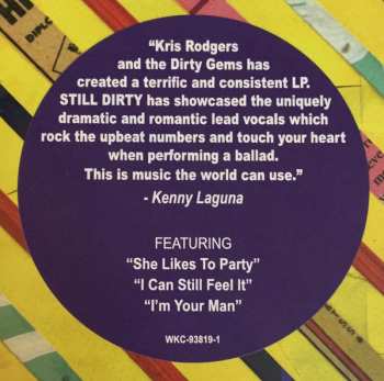 LP Kris Rodgers & The Dirty Gems: Still Dirty