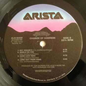 LP Krokus: Change Of Address