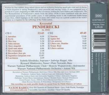 5CD/Zestaw pudełkowy Krzysztof Penderecki: The Choral Works Of Krzysztof Penderecki