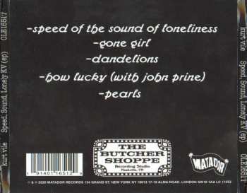 CD Kurt Vile: Speed, Sound, Lonely KV (ep)