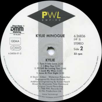 LP Kylie Minogue: Kylie