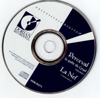 CD La Nef: Perceval (La Quête Du Graal = The Quest For The Grail, Volume 1)
