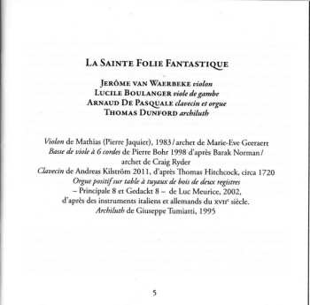 CD La Sainte Folie Fantastique: My Precious Manuscript (Fantastic Sonatas From England To Germany)
