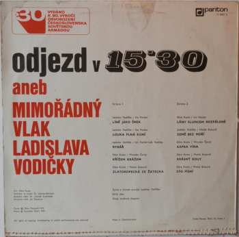 LP Ladislav Vodička: Odjezd V 15'30 Aneb Mimořádný Vlak Ladislava Vodičky