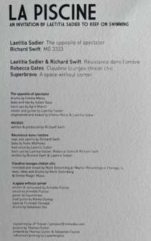 LP Laetitia Sadier: La Piscine, An Invitation By Laetitia Sadier To Keep On Swimming