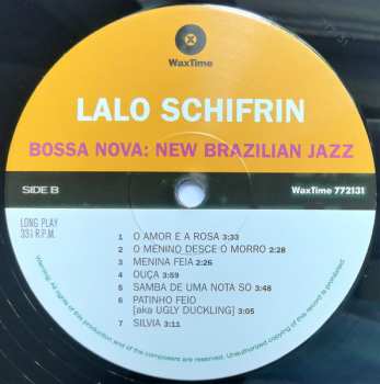 LP Lalo Schifrin & Orchestra: Bossa Nova: New Brazilian Jazz LTD
