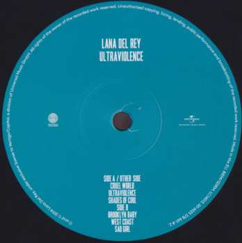 2LP Lana Del Rey: Ultraviolence DLX
