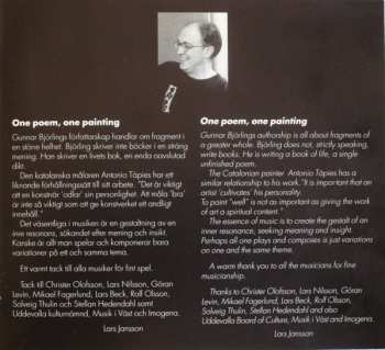 CD Lars Jansson: One Poem, One Painting