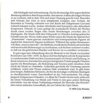 CD Bo Holten: Lagrime Di San Pietro (Spiritual Madrigals)