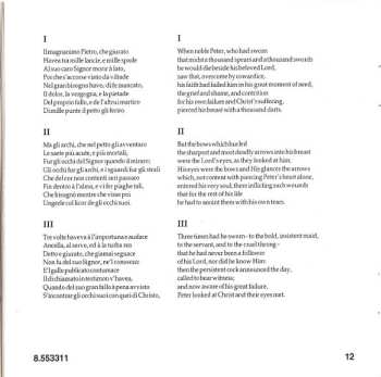 CD Bo Holten: Lagrime Di San Pietro (Spiritual Madrigals)