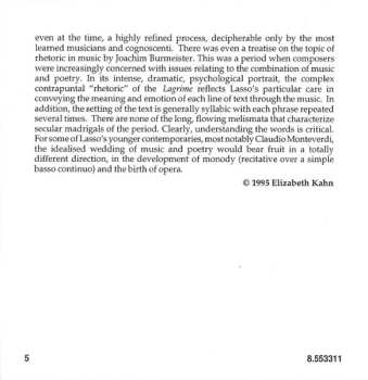 CD Bo Holten: Lagrime Di San Pietro (Spiritual Madrigals)