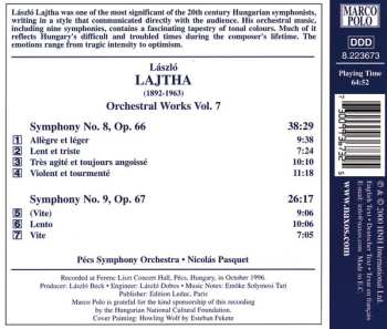 CD Pécs Symphony Orchestra: Orchestral Works, Vol. 7 - Symphonies Nos. 8 And 9
