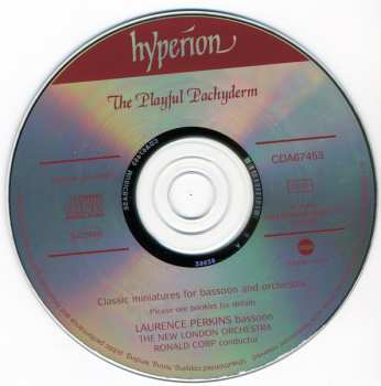 CD Ronald Corp: The Playful Pachyderm - Classic Miniatures For Bassoon And Orchestra