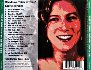 CD Laurie Berkner: Whaddaya Think Of That?