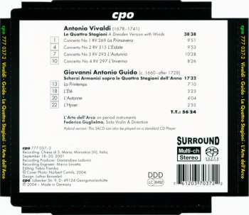 SACD Antonio Vivaldi: Le Quattro Stagioni (Dresden Version With Winds) / Le Quattro Stagioni Dell'Anno