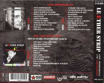 3CD/Zestaw pudełkowy Leæther Strip: Civil Disobedience LTD