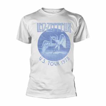 Merch Led Zeppelin: Koszulka Tour 75 Blue Wash