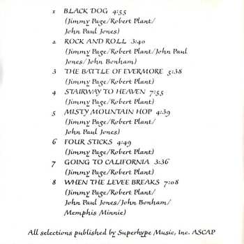 CD Led Zeppelin: Untitled