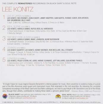 5CD/Zestaw pudełkowy Lee Konitz: The Complete Remastered Recordings On Black Saint & Soul Note