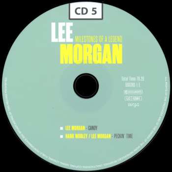 10CD/Zestaw pudełkowy Lee Morgan: Milestones Of A Legend