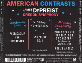 CD Benjamin Lees: American Contrasts
