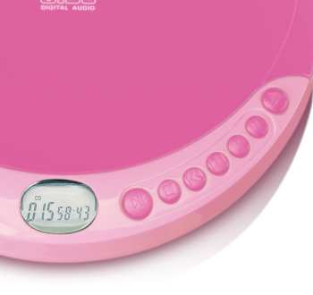 Technologia audio Lenco CD-011BU Růžová