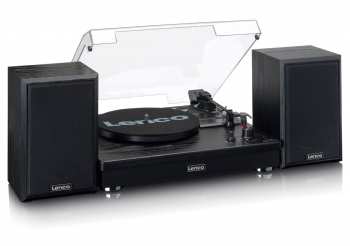 Technologia audio Lenco LS-101BK  gramofon se samostatnými reproduktory a BT