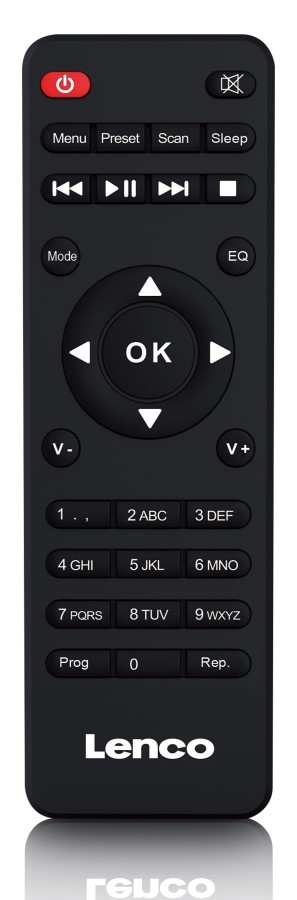 Technologia audio Lenco MC-250BK