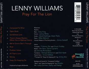 CD Lenny Williams: Pray For The Lion