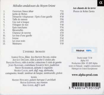 CD L'Ensemble Aromates: Jardin De Myrtes: Mélodies Andalouses Du Moyen-Orient