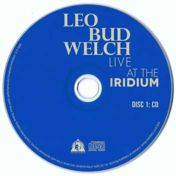 CD/DVD Leo Welch: Live At The Iridium