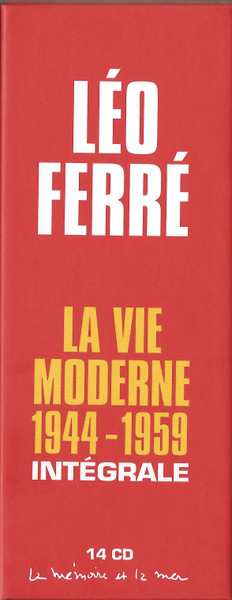 14CD/Zestaw pudełkowy Léo Ferré: La Vie Moderne 1944-1959 Intégrale