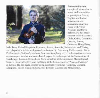 CD Francesco Parrino: Complete Violin Sonatas