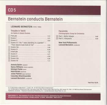 7CD/Zestaw pudełkowy Leonard Bernstein: Bernstein Conducts Bernstein: Stage Works • Symphonies • Ballets • Choral Works • Songs