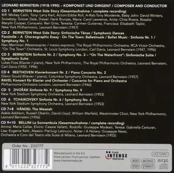 10CD/Zestaw pudełkowy Leonard Bernstein: Leonard Bernstein
