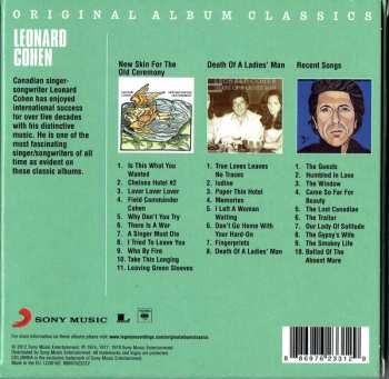 3CD/Zestaw pudełkowy Leonard Cohen: Original Album Classics