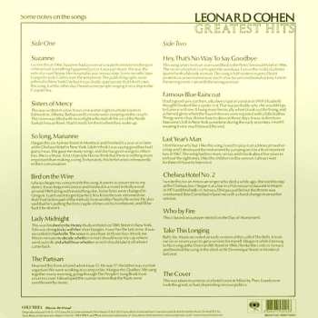 LP Leonard Cohen: Greatest Hits