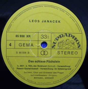 2LP/Zestaw pudełkowy Leoš Janáček: Das Schlaue Füchslein