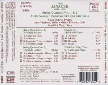 CD Leoš Janáček: String Quartets Nos. 1 & 2 • Violin Sonata • Pohádka For Cello And Piano