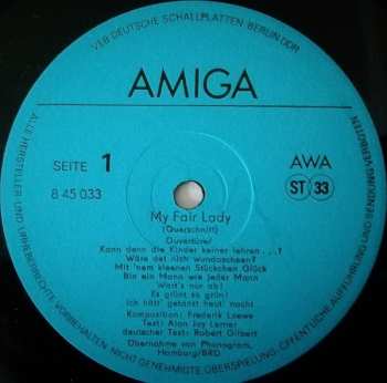 LP Lerner & Loewe: My Fair Lady