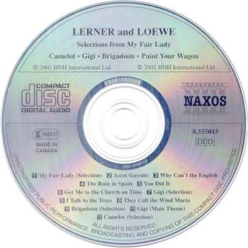CD Lerner & Loewe: Orchestral Selections