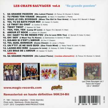 CD Les Chats Sauvages: Vol.2 "Sa Grande Passion"