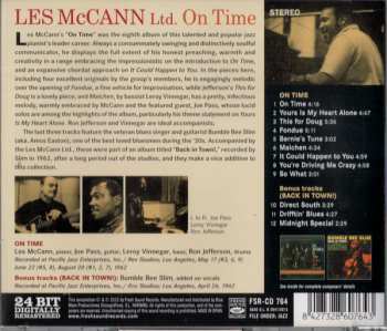 CD Les McCann Ltd.: On Time