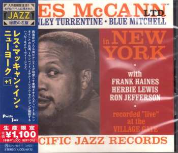CD Stanley Turrentine: Les McCann Ltd. In New York (Recorded "Live" At The Village Gate) LTD