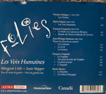 CD Les Voix Humaines: Folies